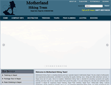 Tablet Screenshot of motherlandhikingteam.net